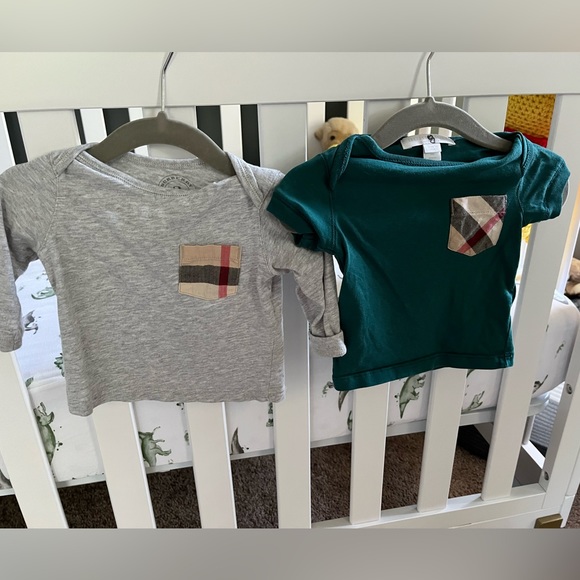 Burberry Other - (2) Burberry baby boy shirts